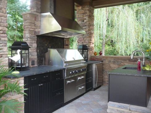 Werever’s outdoor cabinets look so nice you would never guess they’re made from the same high-density polyethylene used on boats, making them waterproof and maintenance-free. www.werever.com.