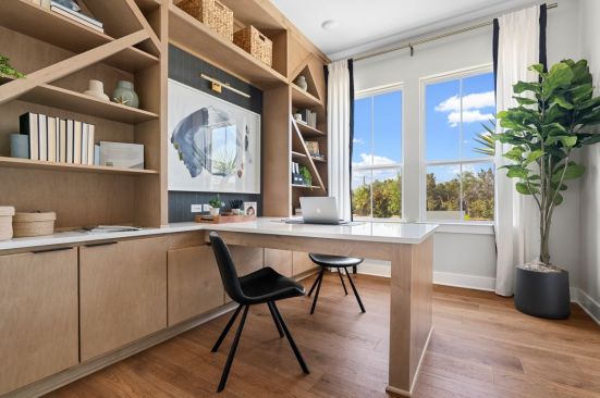 Chelsea Timmons worked with Bobby Berk on the design and merchandising of the Linden model home at Heritage in Dripping Springs, Texas.