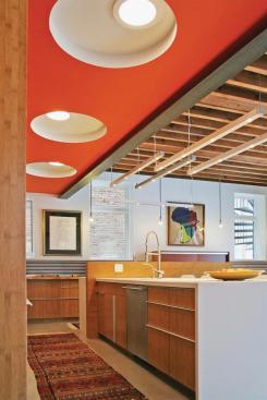 Green+Kitchen+in+a+Reborn+Schoolhouse+Chicago