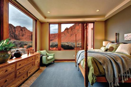 A 10-zone HVAC system includes thermostats in each of four bedroom, controlled via smartphone.