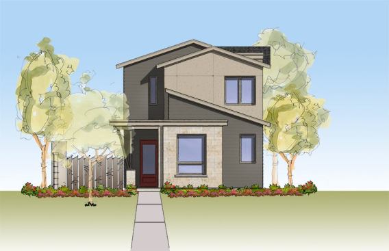 The floor plan uses classic elements; making a Passive House more familiar-feeling. A traditional master bedroom is set over the garage; and a small portion of insulated roof on the first floor is offset from the walls. Traditional design moves added complexity to energy modeling and calculations; but the design value was important.