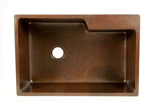 The basin of the company’s surface-mount replacement-sink measures 31 inches in length and is designed to replace dual-basin stainless steel sinks. 
www.premiercopperproducts.com