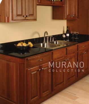 The manufacturer’s countertop system consists of two parts—the granite slab and a sink. The pre-fabricated, 2-centimeter slabs of 7-foot-long granite are already cut to countertop and island depth. The product uses a sectional system that reduces the fabrication and installation costs associated with granite countertops. The Modena kitchen system starts at $10 per square foot. 
www.muranocollection.com.