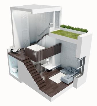 A Custom Home Design Awards winner, the Manhattan Micro Loft by Specht Harpman Architects and Caudro Interiors measures just over 300 square feet. Atop an Upper West Side townhouse, it's a masterful response to affordable space being at a premium—not just in New York, but in many parts of the country.