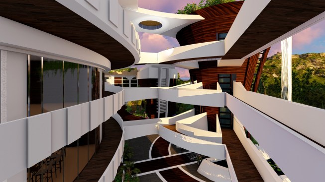 Boutique Hotel with 25 resort villas overlooking Indian Ocean, Bali.