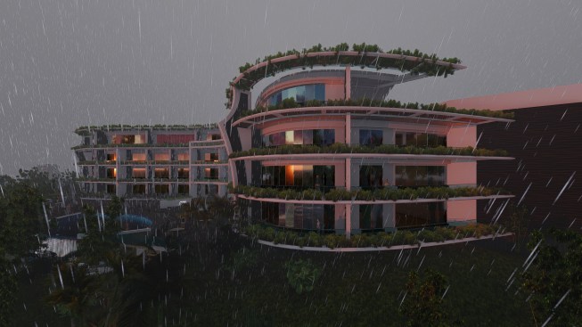 Boutique Hotel with 25 resort villas overlooking Indian Ocean, Bali.