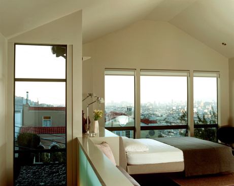 The new windows look out onto spectacular views of downtown San Francisco.