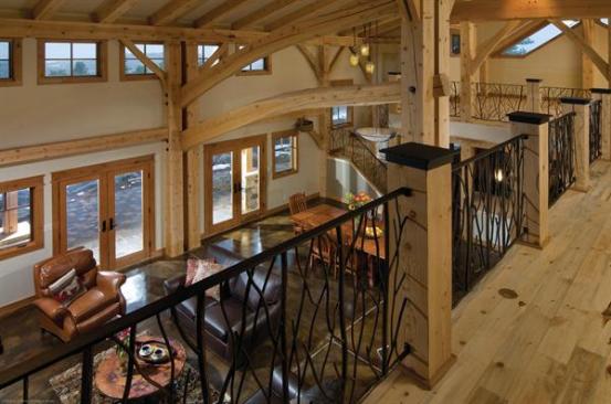 Indoor air quality is optimized by a range of products including natural finishing oil for the timber frames, Terrastain concrete finish for the floors, zero-VOC Benjamin Moore paints, water-based stains, and a passive radon mitigation system.