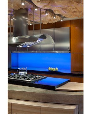 The kitchen is a remodel, and the owners wanted a clean, contemporary look.