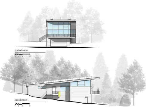North elevation. 