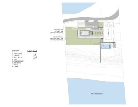 The site plan. 