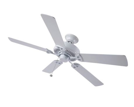 3. Hampton Bay The 52-inch Farmington fan offers five reversible blades, three-speed reversible control, and moves up to 5,069 cubic feet of air per minute.
