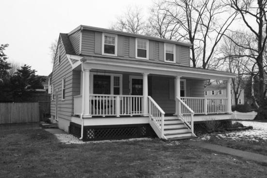 The original home was a small Cape Cod.