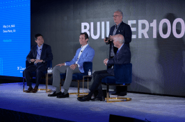 The CEO panel from the 2022 Builder 100 with John Ho, Ryan Marshall, Joel Shine, and Tim Sullivan.