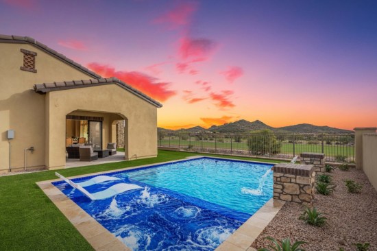 The lots at Club Village are large enough to accommodate a pool.