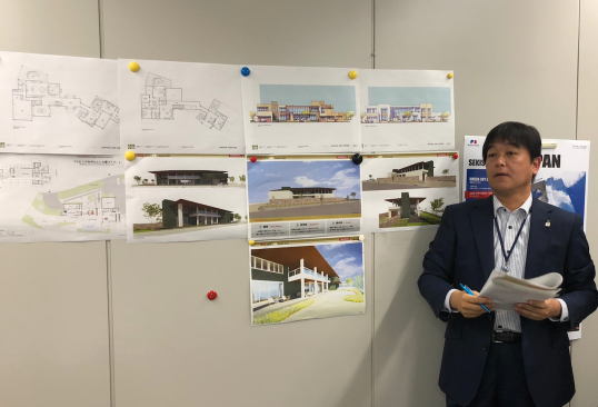 Chowa's lead architect, Hirokazu Miyachi, from the Sekisui House team, heads up architecture for the company's SHAWOOD Homes line. Photo by John McManus