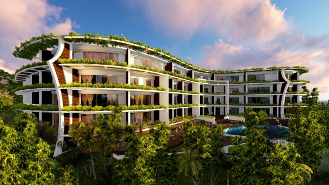 Boutique Hotel with 25 resort villas overlooking Indian Ocean, Bali.