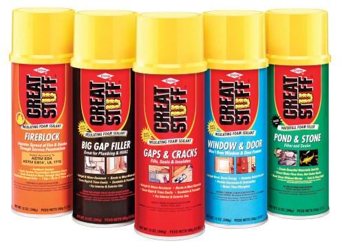 The EPA’s AirPLUS proram requires a comprehensive air-sealing plan, and Great Stuff offers a variety of foam sealants to prevent air leaks. The company offers different products for different needs, such as gaps and cracks, and windows and doors. Dow. www.greatstuff.dow.com