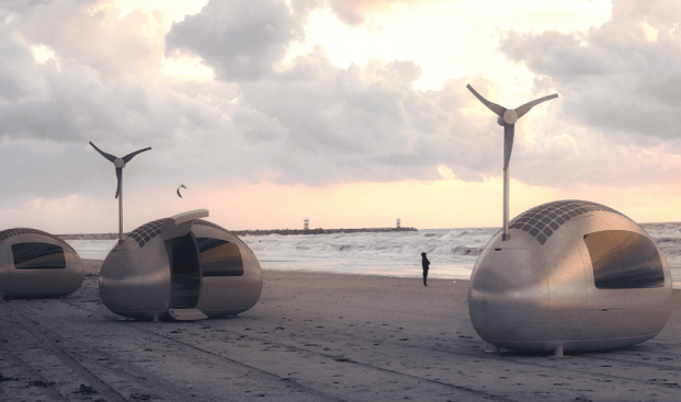 Ecocapsule by Nice Architects, a self-sustaining pod for those looking to go off the grid.&nbsp;