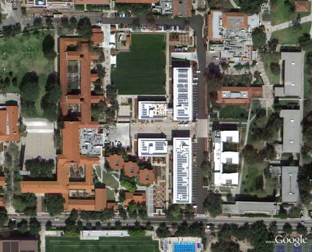 Aerial photo of the project