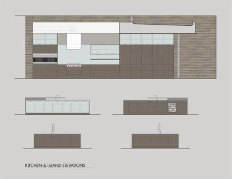 The+cooktop+wall+and+island+elevations+show+that+abundant+storage+space+is+key+to+the+design.