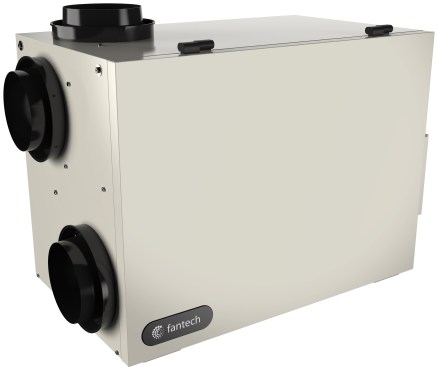 Designed to maintain a fresh indoor air environment, a heat recovery ventilator brings a continuous supply of fresh air into a home while exhausting an equal amount of contaminated air. During winter, fresh incoming air is tempered by the heat that is transferred from the outgoing air to save on energy costs. The process is reversed during summer. Fantech. www.fantech.net