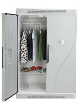 Designed for special-care clothes, the BreezeDry laundry appliance allows homeowners to dry their clothes with natural outdoor air, ambient air, or warmed indoor air. Using low-power fans and moisture, the unit prevents shrinking, fraying, and fading, and is faster than drip drying. Grimm Brothers Plastics Corp
. 866-999-1982. 
www.breezedry.com.