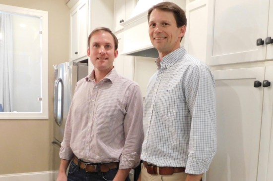 Russ Doyle (left) and Brooks Harris, founder-principals in Harris Doyle Homes, become part of a growing site-builder empire within Berkshire Hathaway's Clayton Properties Group.