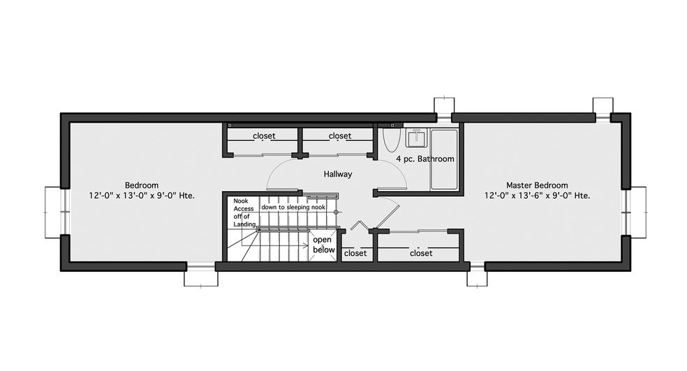 House Plan of the Week: Ultra-Narrow Modern Home