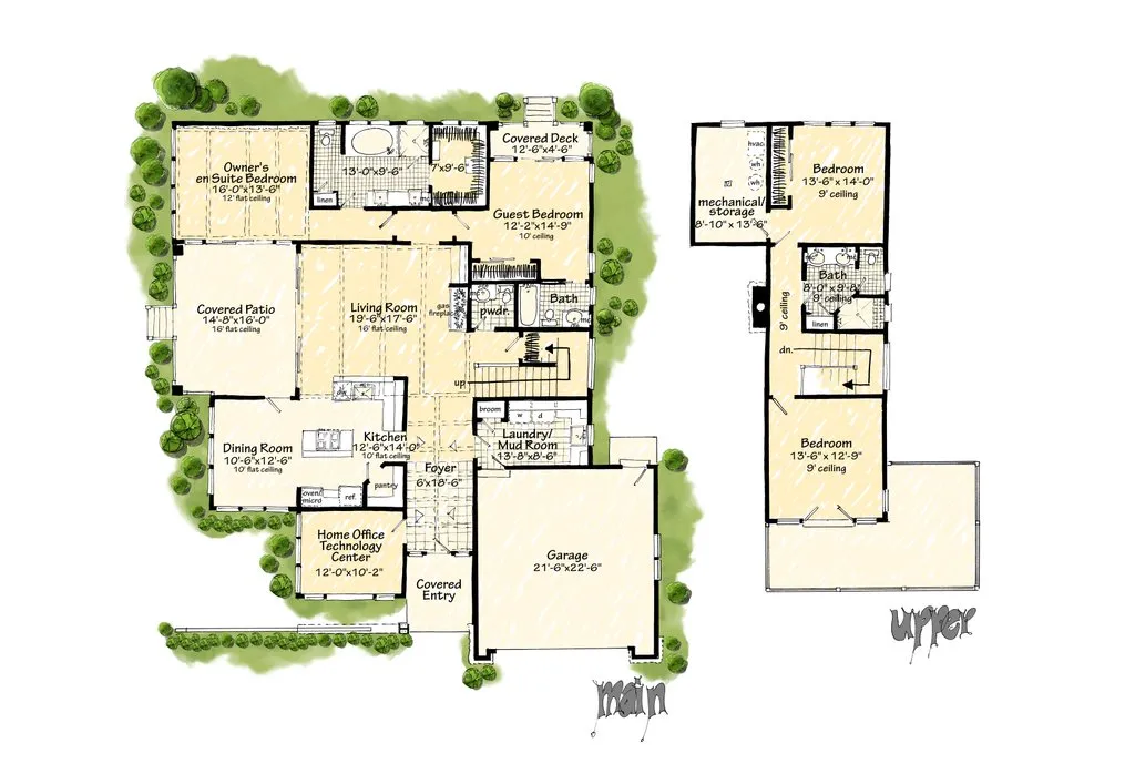 Image showcasing House Plan of the Week: Modern Design With a Rooftop Deck