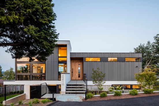 JayMarc Homes provides functional yet elegant designs in the Greater Seattle area, like this custom modern home on Mercer Island.
