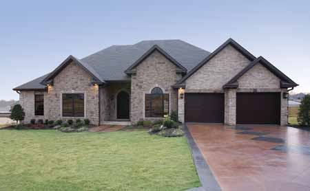 No. 6: Sky High At a more modest 2,525 square feet, this plan uses high ceilings to open the space. But even with its smaller footprint, it still squeezes in a home theater/living room, great room, and breakfast room. For more images and&nbsp;information, click 
here.