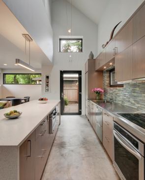 Well-placed windows let in natural light and views.