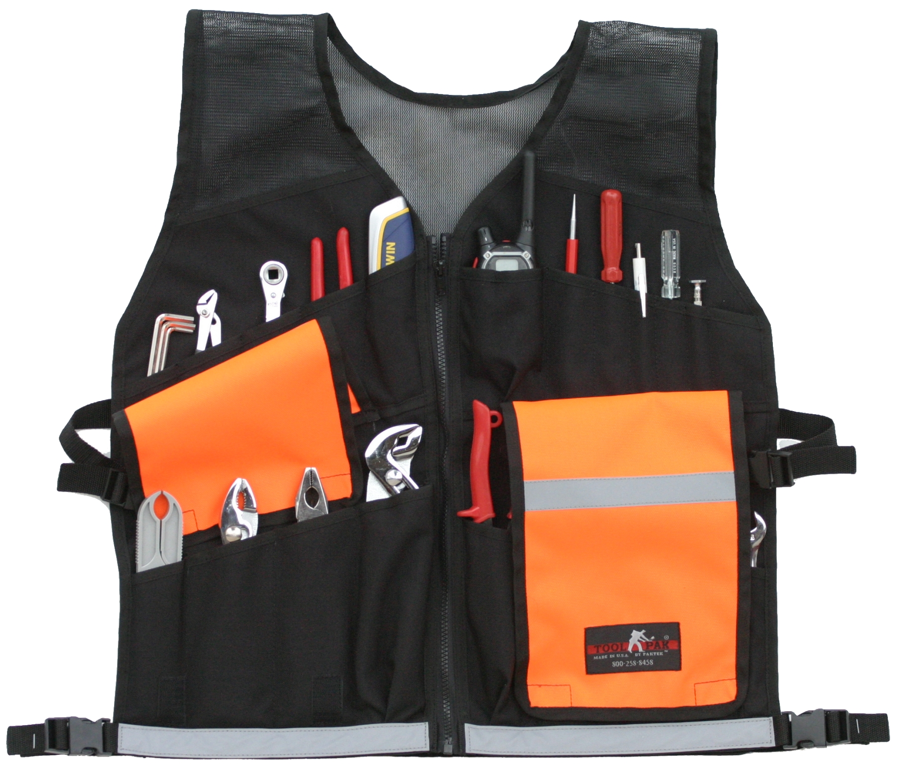 トップス 2023AW Brook Tool Vest (black) Amazon.com: GSGGIG Men's Work Utility Tool Vest Ripstop
