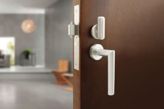 The INOX PD96 self-latching mortise lock for sliding doors.