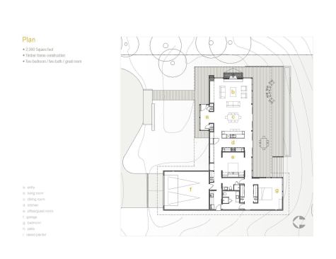 The floor plan.
