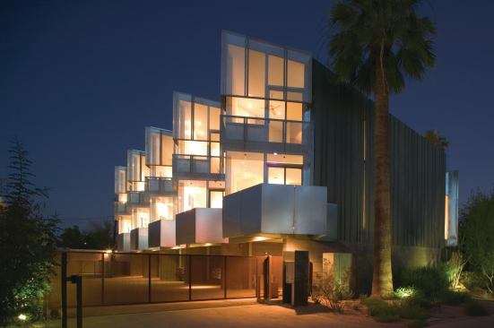 A five-unit live/work project in Scottsdale, Ariz., Loloma 5 reflects Bruder’s growing interest in urban infill sites. 


