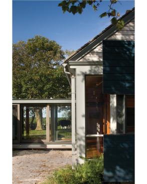 View from the addition.

