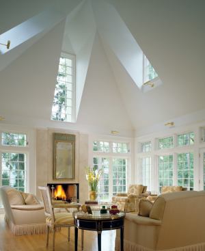 Julie Hacker and Stuart Cohen's work ages remarkably well. A Glencoe, Ill., residence built 17 years ago still looks fresh. It uses dormers to illuminate spaces from above, one of the firm's favorite natural lighting strategies.