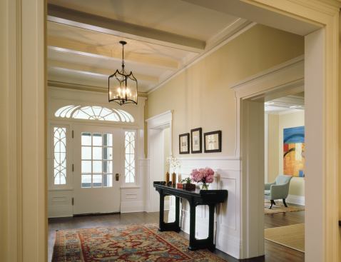 Cohen and Hacker deploy trim as an organizing device in every project, including this remodel of a Georgian house in Evanston, Ill. "On the remodeling side, we will always begin with the language of the house," Cohen says.