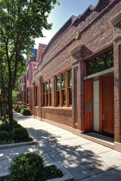Once the storefront of an in-town dairy operation, the house’s street façade dates from the early 1900s.