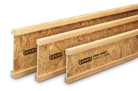MORE UTILITY: ILevel's new TJI 560D Series I-Joists feature greater depth (up to 24 inches) and are suitable for use in one-hour, single-layer fire separations and for heavier loads like those in multifamily and commercial structures.